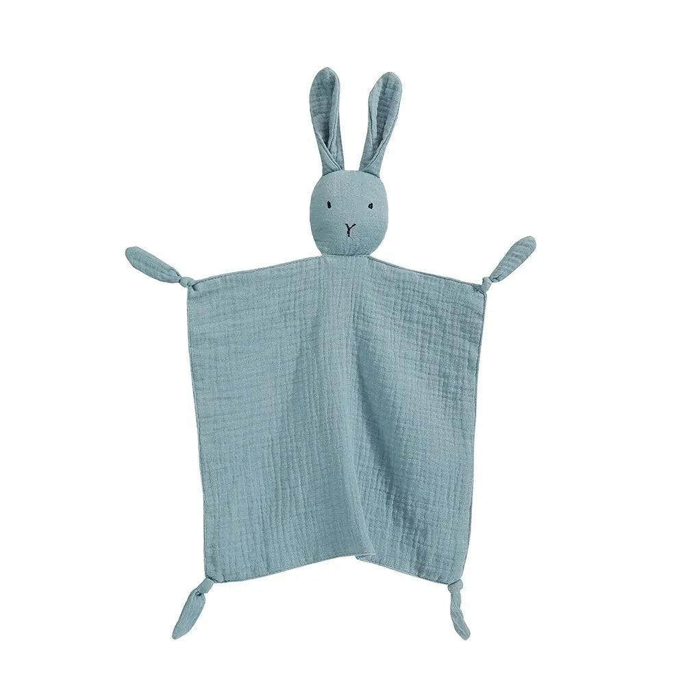 Knuffeldoekje Baby met Dierenkopje Zachte Troostknuffel Mousseline Doek voor Peuters Rustgevend Knuffelen | Sulvida
