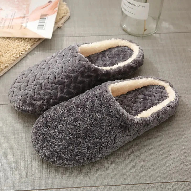 Pantoffels Pluche Zachte Sloffen Antislip Zool Binnenschoenen Herfst Winter Warmte Comfort Huisschoenen | Sulvida