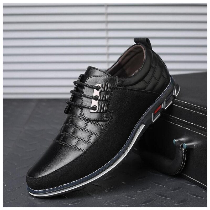 Leren Instappers Heren Klassiek Comfortabel Zakelijk Casual Schoeisel Elegante Herenschoenen Loafers | Sulvida