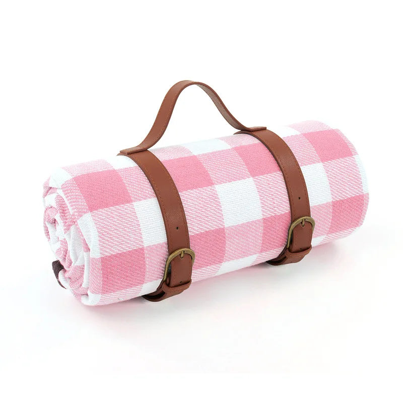Picknickdeken Opvouwbaar 150x200cm Waterdicht Ruitpatroon met Draagtas – Ideaal voor Tuin Strand Park | Sulvida