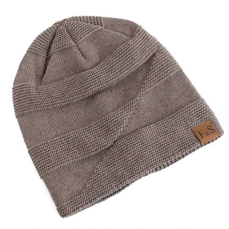 Gebreide Slouchy Wintermuts met Zachte Voering Unisex Beanie Hoofddeksel voor Koude Dagen Casual Stijl | Sulvida