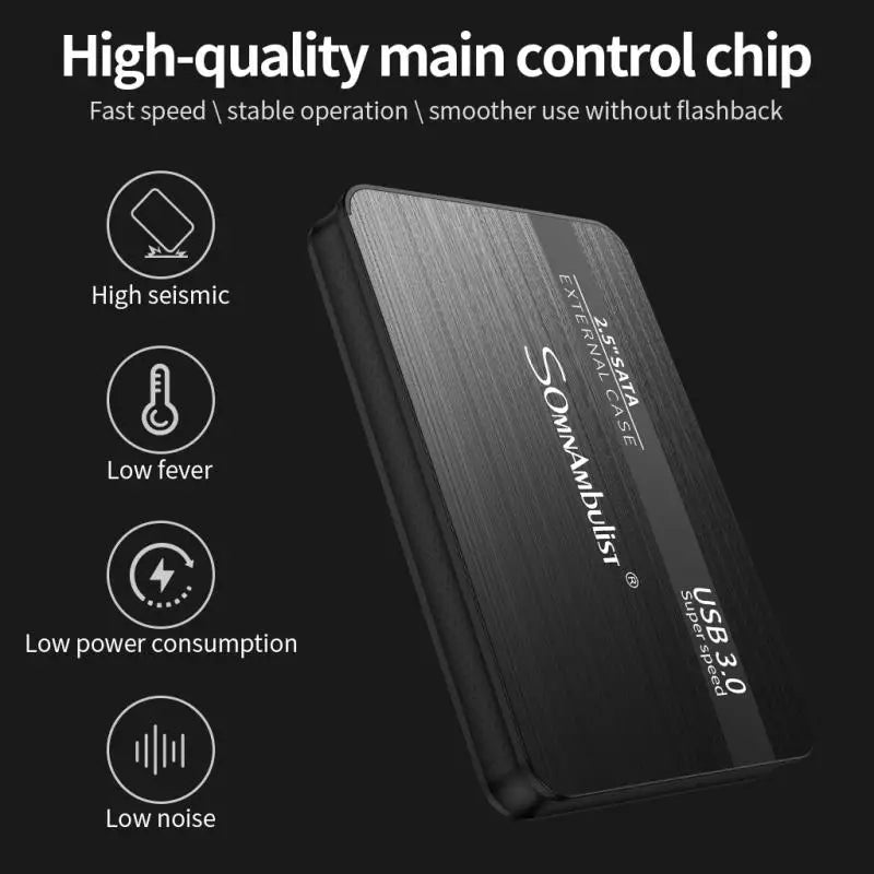 Externe harde schijf 2.5 inch draagbaar USB 3.0 opslagschijf 320GB tot 2TB snelle datatransfer compact design | Sulvida