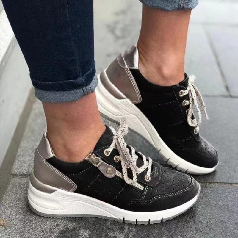 Orthopedische Dameswandelschoenen Isabella met Comfort en Stevige Steun voor Dagelijks Gebruik en Wandelen Verkrijgbaar Maat 35-42 | Sulvida