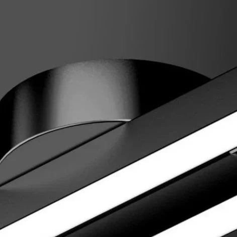 LED Plafondlamp Strip Zwart Wit Aluminium Modern Design Dimbaar Woonkamer Slaapkamer Hal Keuken Kantoor | Sulvida