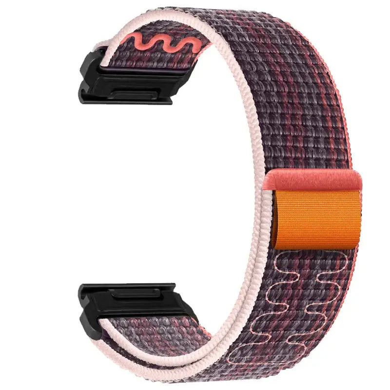 Bracelet universel en nylon pour smartwatch, fermeture autoagrippante respirante et réglable, 20mm 22mm 26mm, Apple Watch Samsung Galaxy | Sulvida