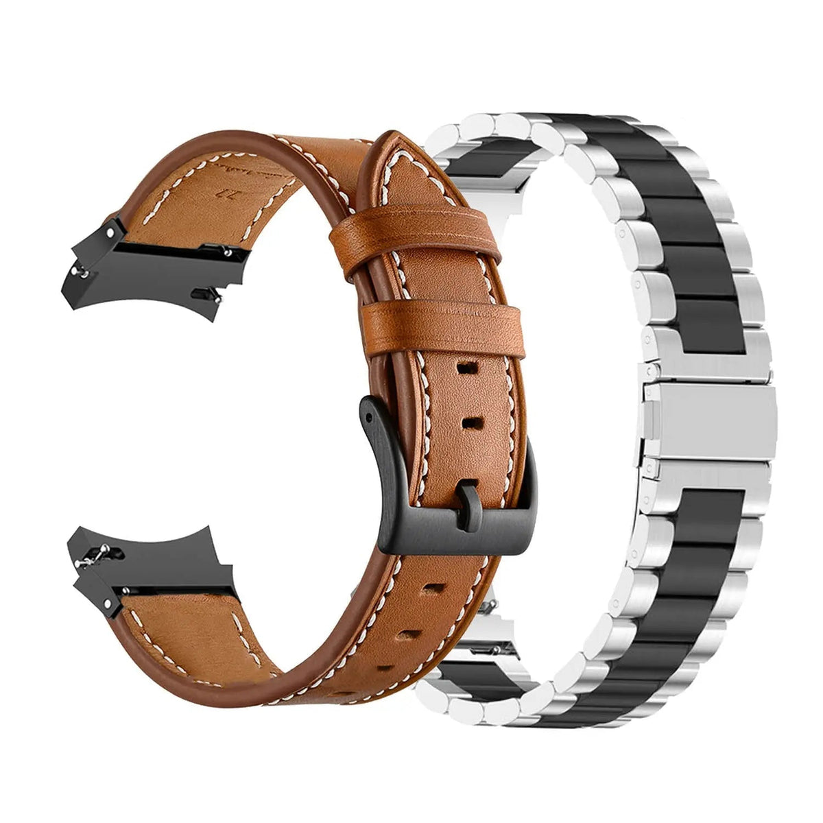 Bracelet de smartwatch en acier compatible avec Galaxy Watch 5 40mm 44mm et Watch 5 Pro 45mm, bracelet de montre élégant, accessoire | Sulvida
