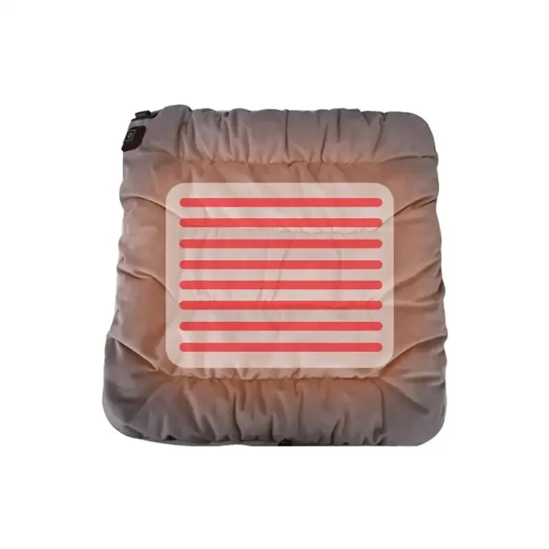 USB Verwarmingskussen 45x45 cm Fluweel Verstelbare Temperatuur Stoelverwarming voor Huisdieren Thuis Kantoor Auto | Sulvida