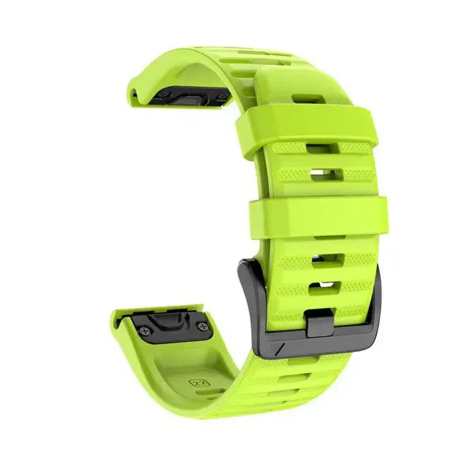 Bracelet de montre en silicone QuickFit 22mm et 26mm, respirant, adapté au sport, interchangeable, élégant | Sulvida