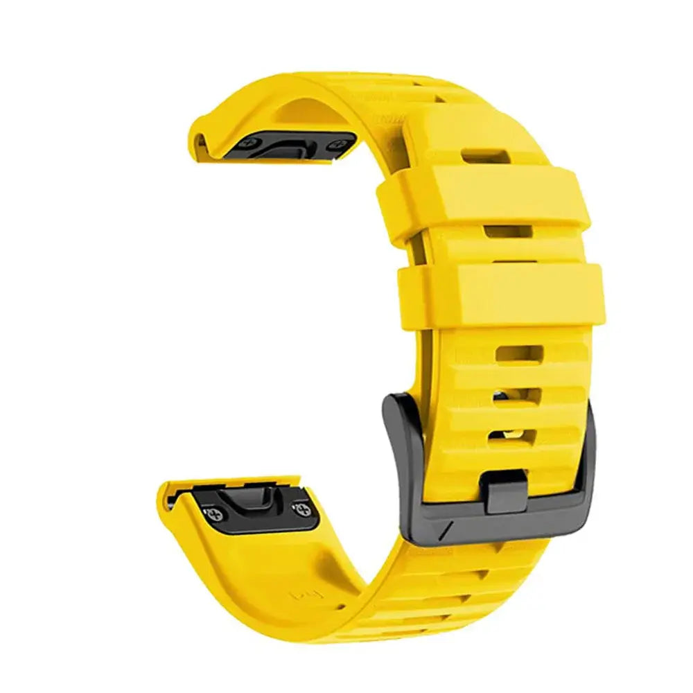 Bracelet de montre en silicone QuickFit 22mm et 26mm, respirant, adapté au sport, interchangeable, élégant | Sulvida