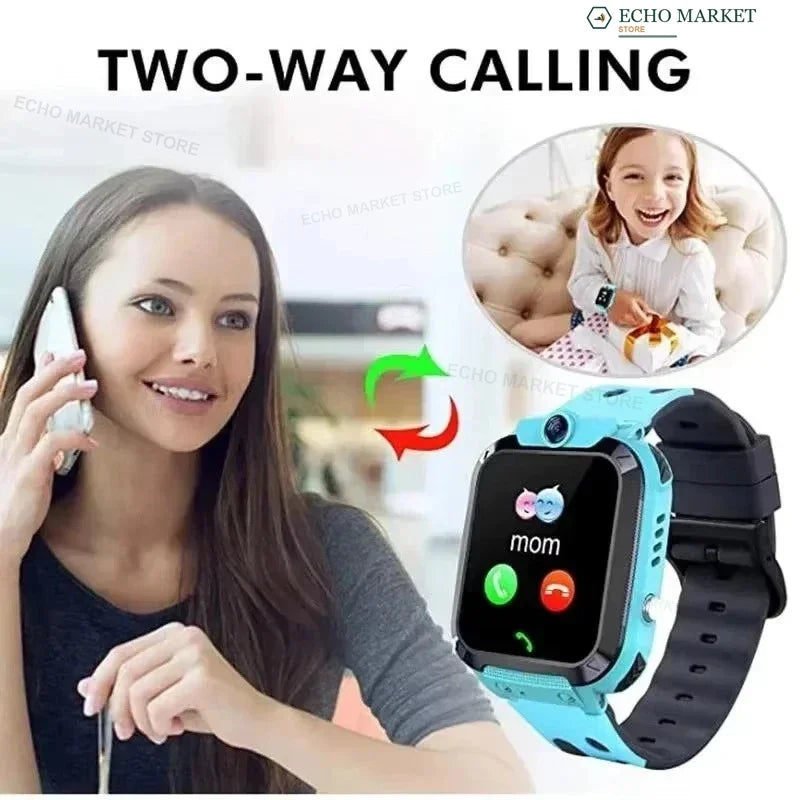 Kindersmartwatch met GPS Tracker Belfunctie Spraakberichten IP67 Waterdicht 1,44 Inch Touchscreen SOS Alarm | Sulvida