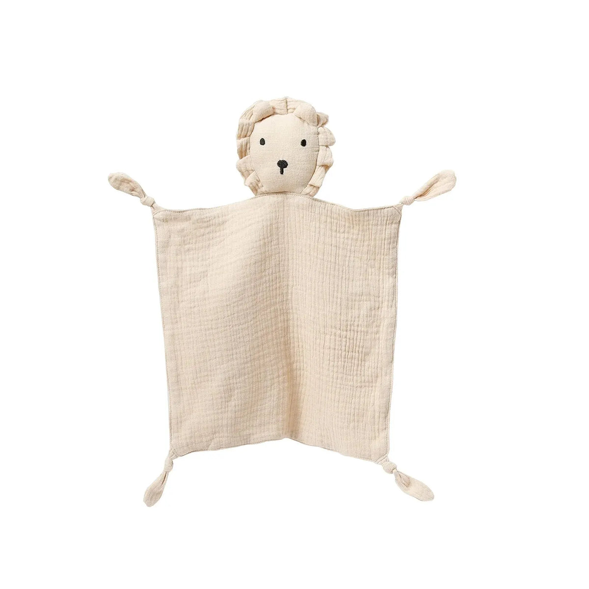 Knuffeldoekje Baby met Dierenkopje Zachte Troostknuffel Mousseline Doek voor Peuters Rustgevend Knuffelen | Sulvida