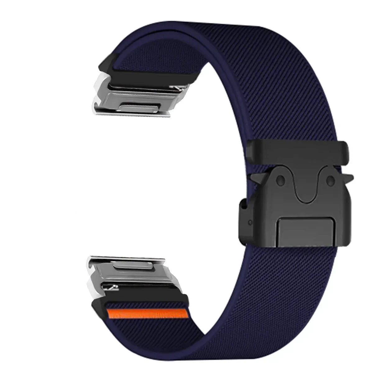 Bracelet de montre en nylon 22-26 mm style militaire Garmin résistant à l’usure, réglable, noir, gris, vert, unisexe, sportif | Sulvida