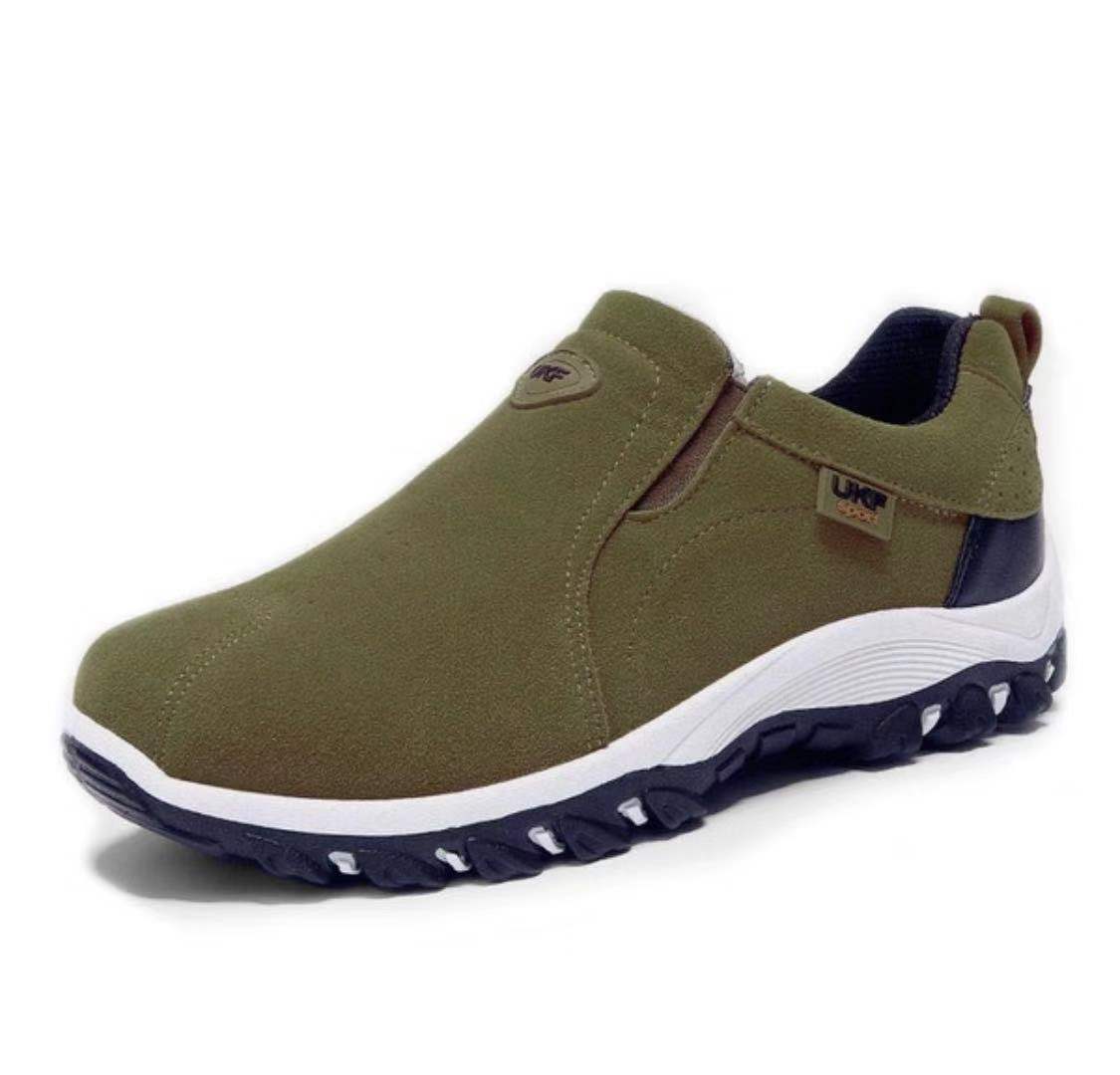 Comfortabele Wandelschoenen voor Heren – Outdoor Instappers met Antislipzool en Hoge Steun voor Lange Wandelingen en Reizen | Sulvida