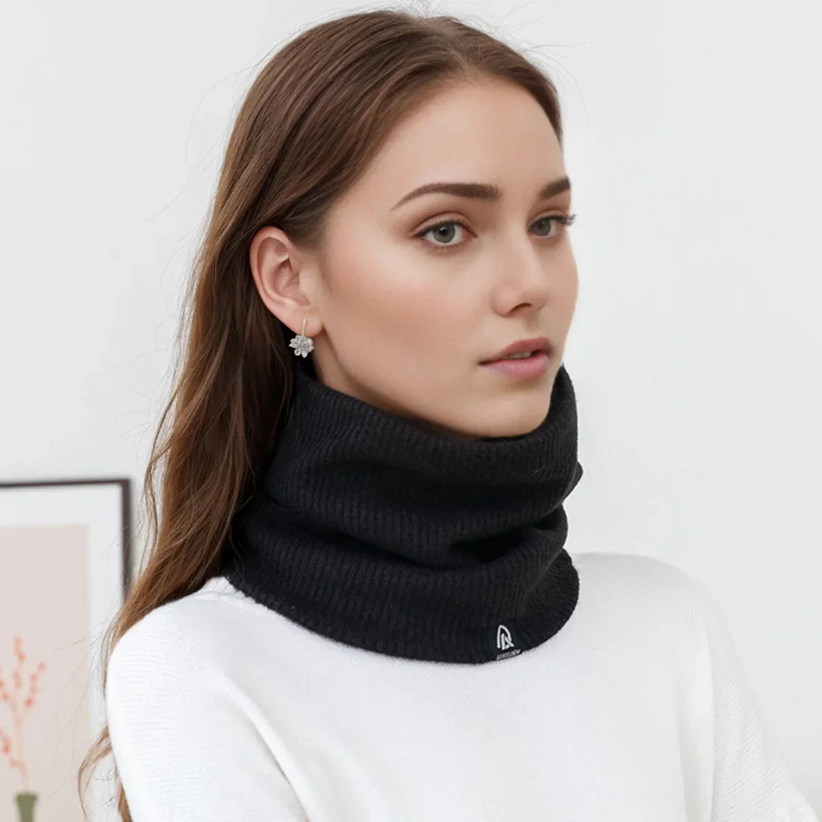 Luxe Zachte Winter Nekwarmer Sjaal Fluweel Gebreide Sjaal Warm Winddicht Unisex Herfst Outdoor Mode Accessoire | Sulvida