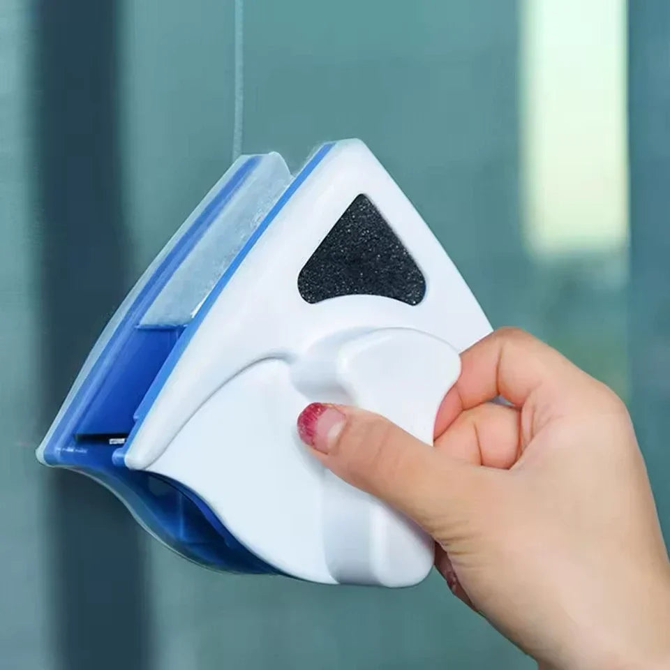 Magnetische Raamreiniger Dubbelzijdig Glasreinigingsset voor Veilig Schoonmaken van Hoogbouw Ramen Thuis en Kantoor | Sulvida