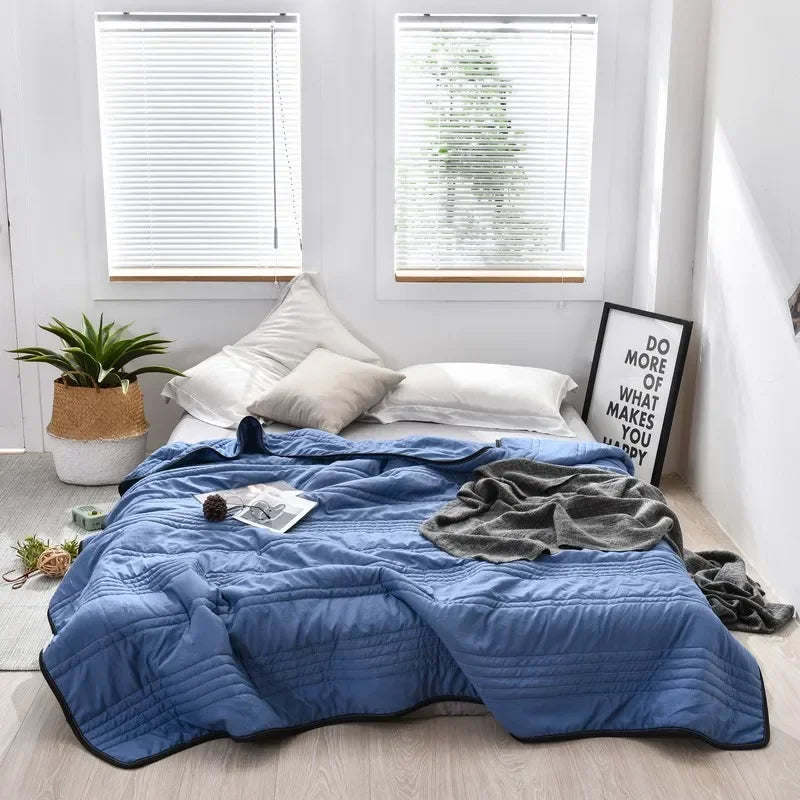 Zomerdeken met Koeleffect Lichtgewicht Ademend Dekbed voor Warme Nachten Comfortabel Slapen 150×200 tot 220×240 cm | Sulvida
