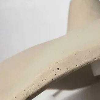 Betonnen Hanglamp met Golvende Rand Keramiek voor Eetkamer Woonkamer Slaapkamer Entree Werkkamer Moderne Verlichting | Sulvida