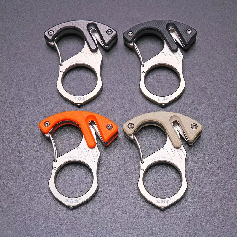 Sleutelhanger Noodtool met Glasbreker en Riem-snijder Compact Veiligheidsgereedschap voor Auto en Onderweg | Sulvida