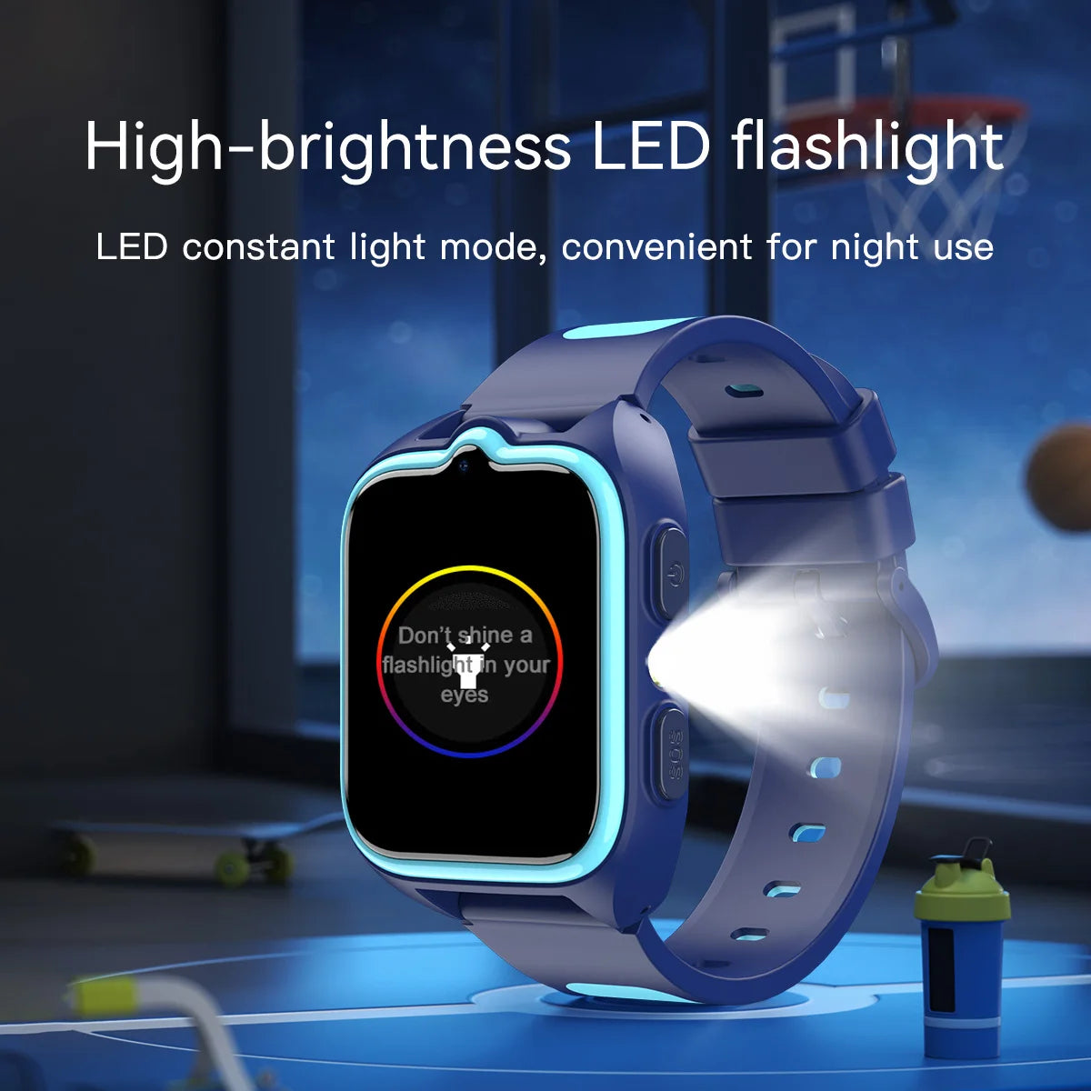 Kinderhorloge Smartwatch met GPS WiFi Tracker Videobellen 4G Locatiesysteem Waterdicht SOS Hulpknop Veiligheid | Sulvida