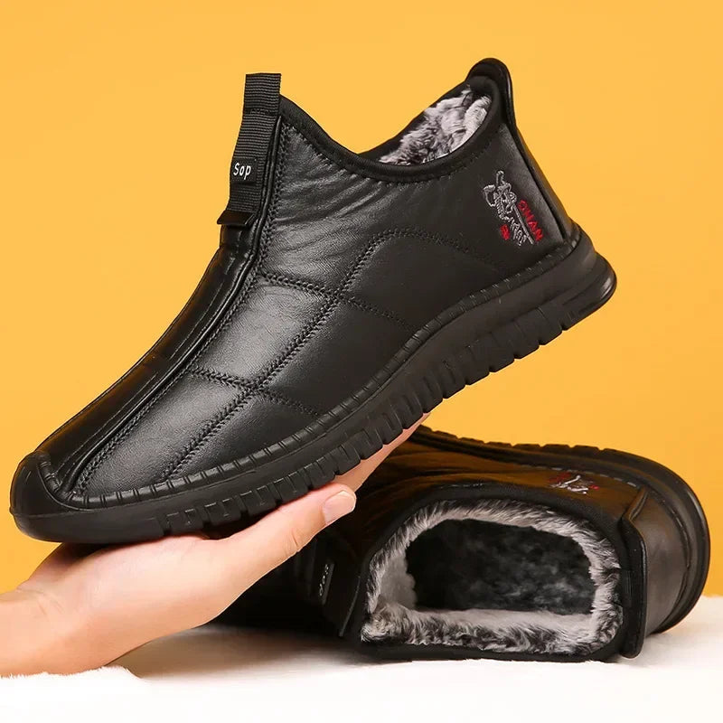 Herenlaarzen Waterdicht Winter Platform Wandelschoenen Antislip Werkschoenen Outdoor Veiligheid Maat 38-48 | Sulvida