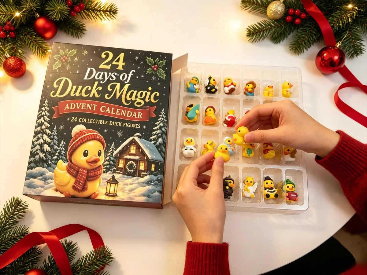 Kerst Adventskalender 24 Dagen Eendjes Squishy Speelgoed Aftelbox Stressverlichting Fidget Cadeauset | Sulvida