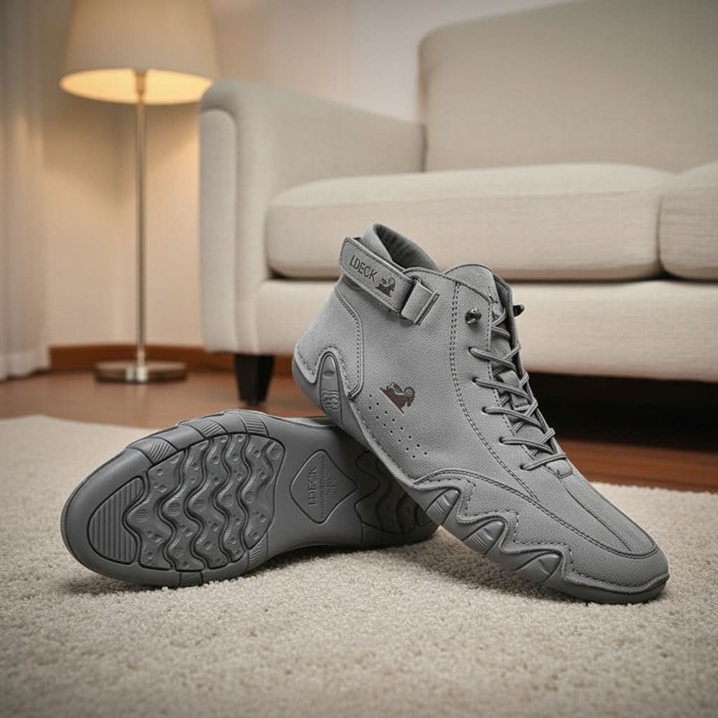 Chaussures de randonnée résistantes à l’eau, en cuir, confortables, pour la marche quotidienne en plein air et les voyages, légères, semelle antidérapante | Sulvida