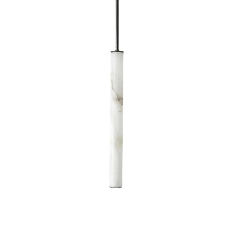 Suspension moderne en marbre et pierre naturelle avec accents cuivrés, éclairage de table à manger, lustre LED minimaliste | Sulvida