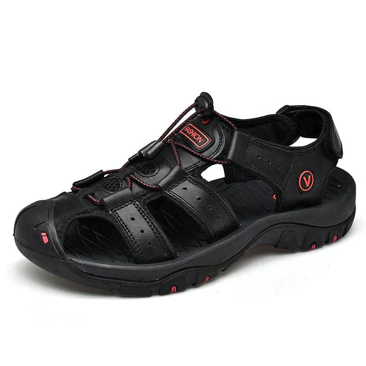 Ergonomische Herensandalen met Steunende Zool Comfortabel Ademend Outdoor Zomer Strandsandalen Wandelen | Sulvida