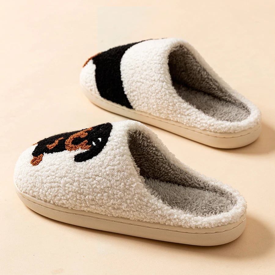 Zachte Teckel Pantoffels Dames Pluche Huisslippers Winter Warm Katoen Instappers Indoor Comfort Antislip | Sulvida