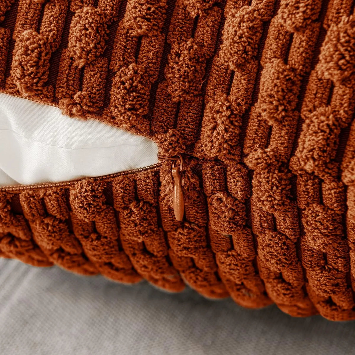 Ribfluwelen Kussenhoes Decoratief Zacht Corduroy Textuur Warmte Interieurstijl Boho Accent Woonkamer Slaapkamer | Sulvida
