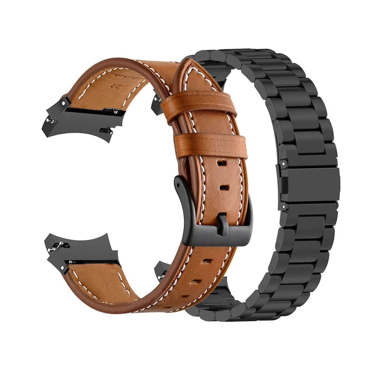 Bracelet de smartwatch en acier compatible avec Galaxy Watch 5 40mm 44mm et Watch 5 Pro 45mm, bracelet de montre élégant, accessoire | Sulvida