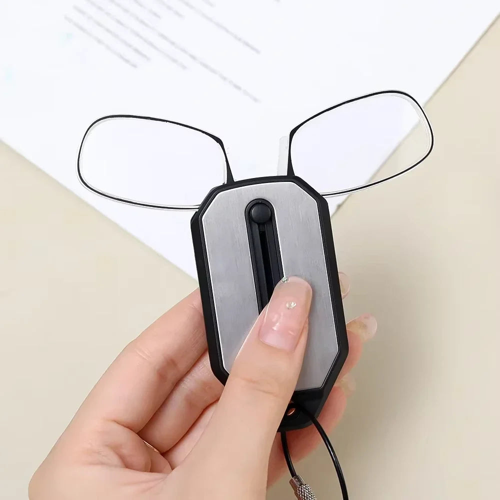 Vouwbare Leesbril met Sleutelhanger Compact Opvouwbaar Design voor Onderweg Altijd Scherp Zicht Handig | Sulvida