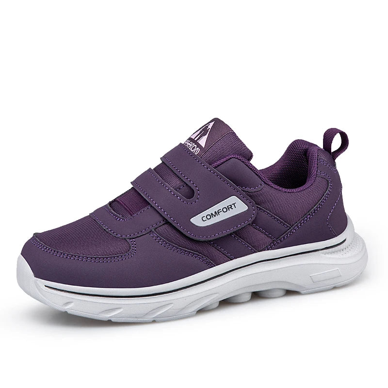Orthopedische Herenschoenen Verstelbaar Mesh Ademend Klittenband Extra Breed Comfortabel Voetondersteuning | Sulvida