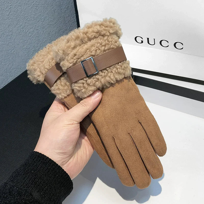 Winterhandschoenen Dames Fleece Gevoerd Touchscreen Winddicht Warm Outdoor Handschoenen voor Sport en Wandelen | Sulvida