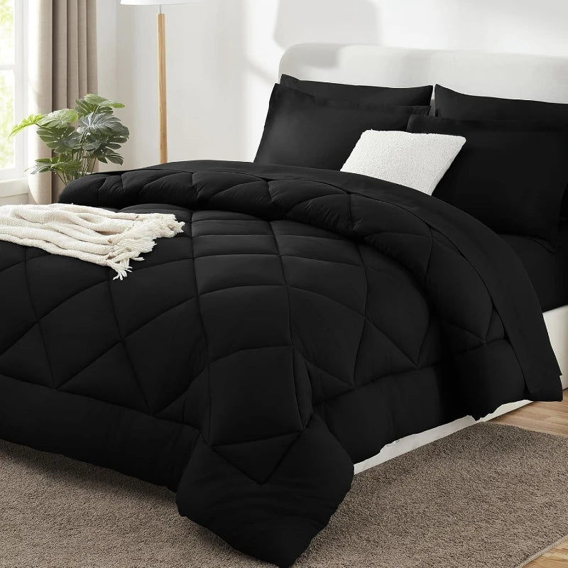 Winterdekbed Polyester Kingsize Effen Zacht Warm Dekbed Sprei Machinewasbaar Slaapkamer Deken Bedtextiel | Sulvida
