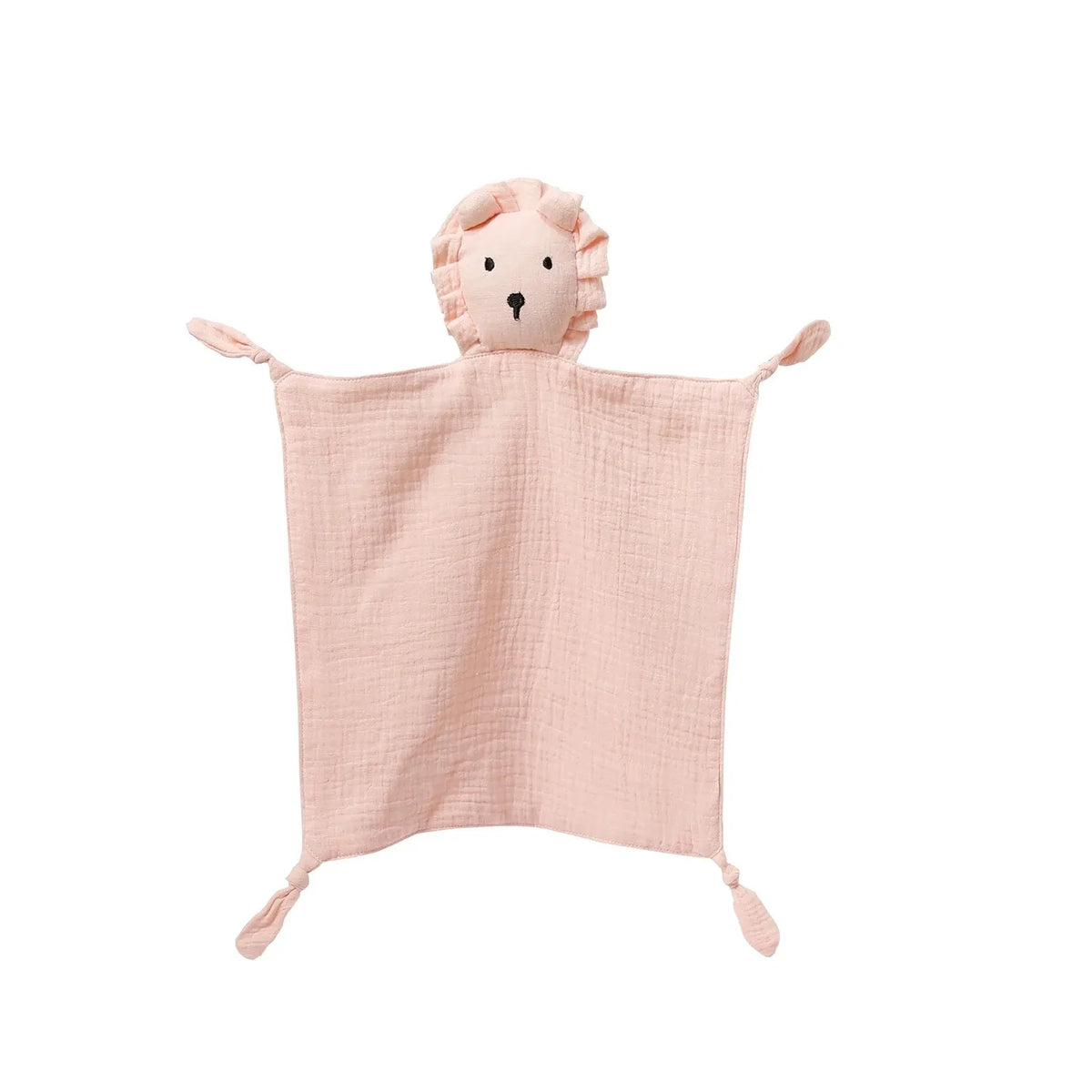 Knuffeldoekje Baby met Dierenkopje Zachte Troostknuffel Mousseline Doek voor Peuters Rustgevend Knuffelen | Sulvida