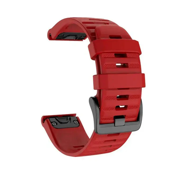 Bracelet de montre en silicone sportif universel, interchangeable, coloré, confortable et respirant, QuickFit 20mm 22mm 26mm | Sulvida
