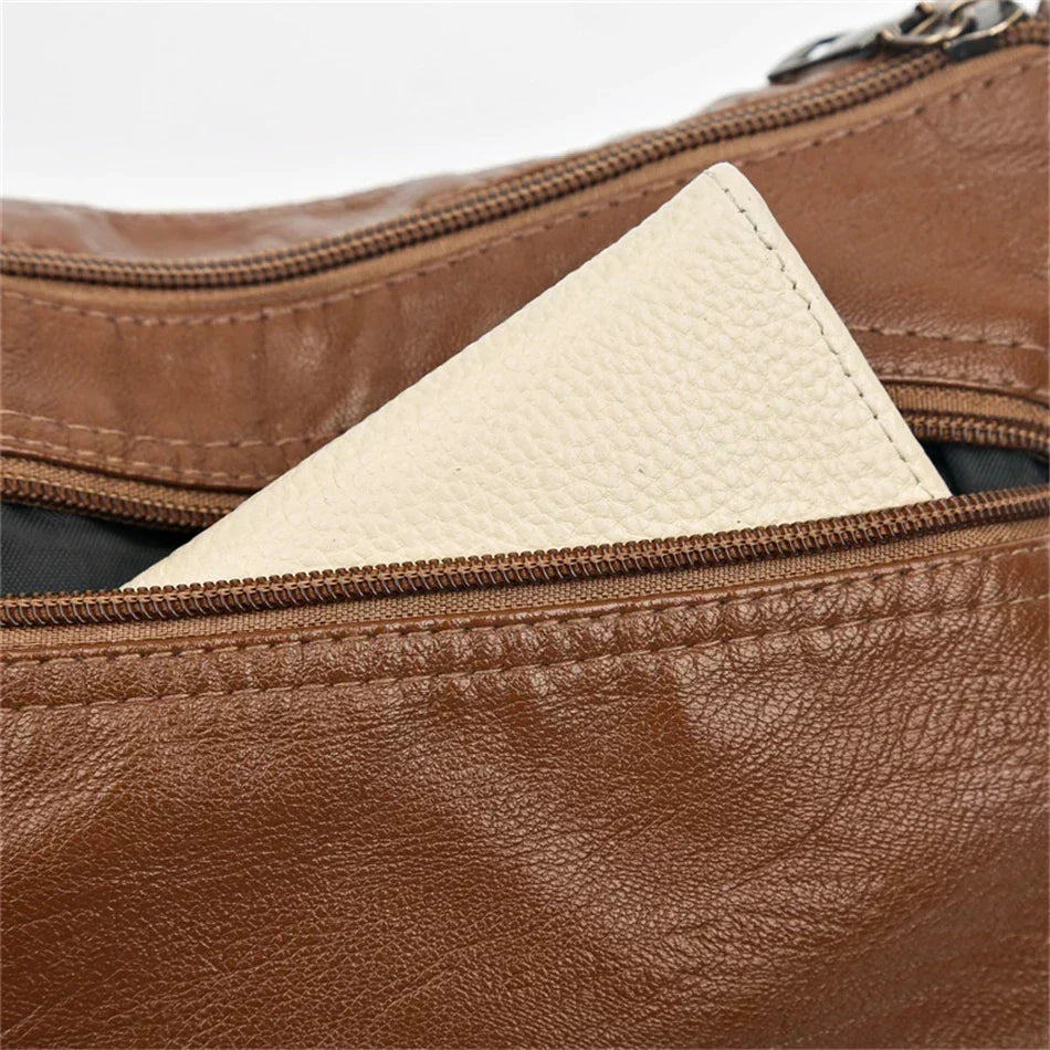 Vintage damestas veganistische handtas schoudertas retro handtas kunstleer dagelijks gebruik stijlvol design | Sulvida