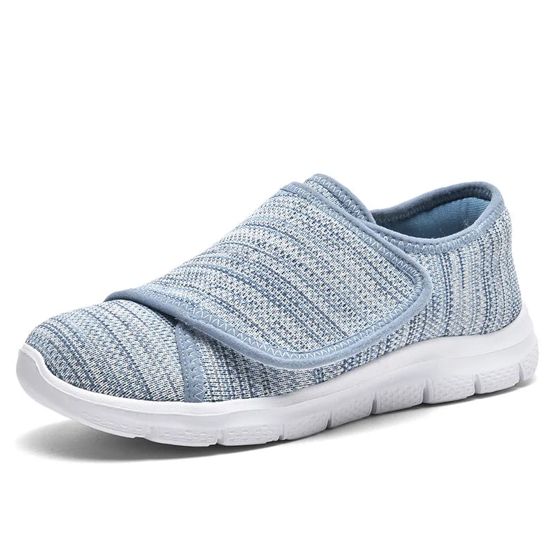 Aanpasbare Orthopedische Wandelsneakers met Zachte Medische Zolen Klittenbandsluiting Comfortabel Unisex | Sulvida