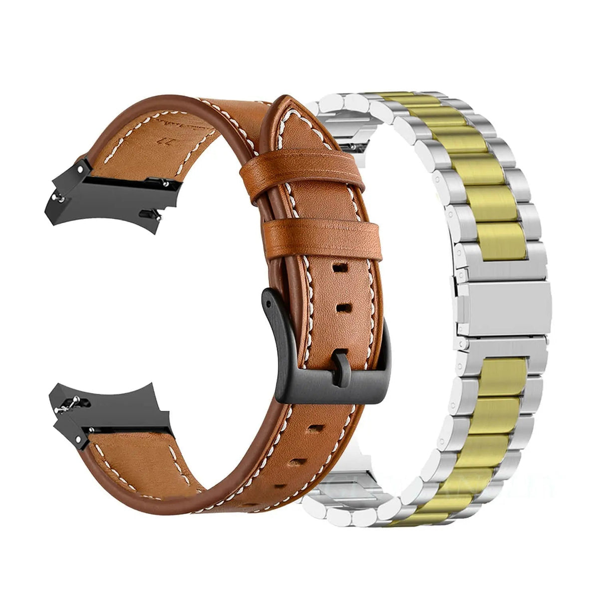 Bracelet de smartwatch en acier compatible avec Galaxy Watch 5 40mm 44mm et Watch 5 Pro 45mm, bracelet de montre élégant, accessoire | Sulvida
