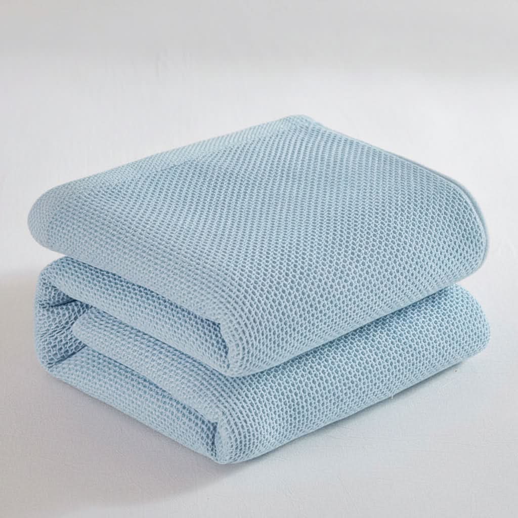 Katoenen Mousseline Plaid met Franjes voor Bank en Bed - Luchtige Deken in Bohemian Stijl voor Woonkamer | Sulvida