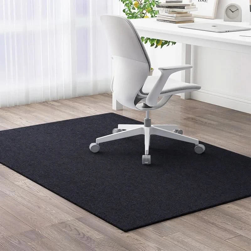 Tapis de chaise de bureau 120x90 cm Transparent - Protection de sol pour parquet, stratifié et carrelage - Sous-main antidérapant pour espace de travail | Sulvida