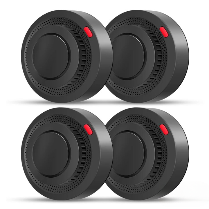 Détecteur de fumée intelligent Wi-Fi avec alarme incendie 85 dB, commande par application et alertes en temps réel pour une maison sûre | Sulvida