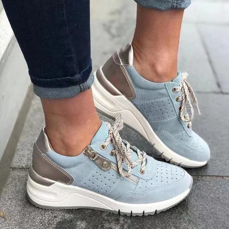 Orthopedische Dameswandelschoenen Isabella met Comfort en Stevige Steun voor Dagelijks Gebruik en Wandelen Verkrijgbaar Maat 35-42 | Sulvida