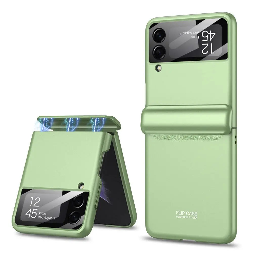 Coque de protection pour Galaxy Z Flip 4 – Coque antichoc de qualité militaire avec recharge sans fil et protection contre les chutes | Sulvida