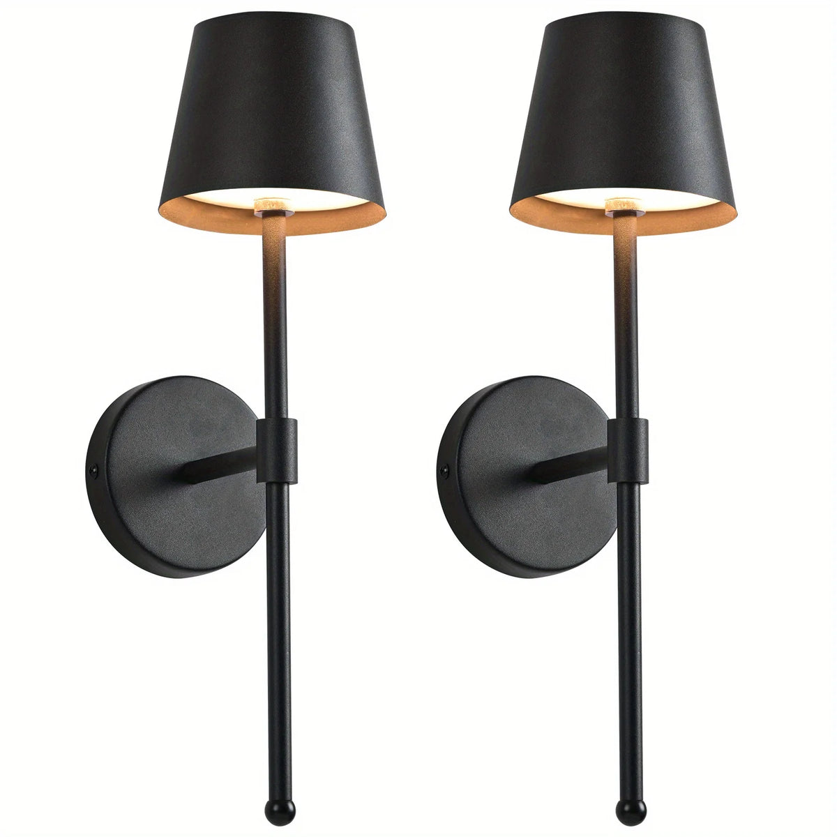Oplaadbare LED-wandlamp set met afstandsbediening dimbaar sfeerverlichting woonkamer slaapkamer gang | Sulvida