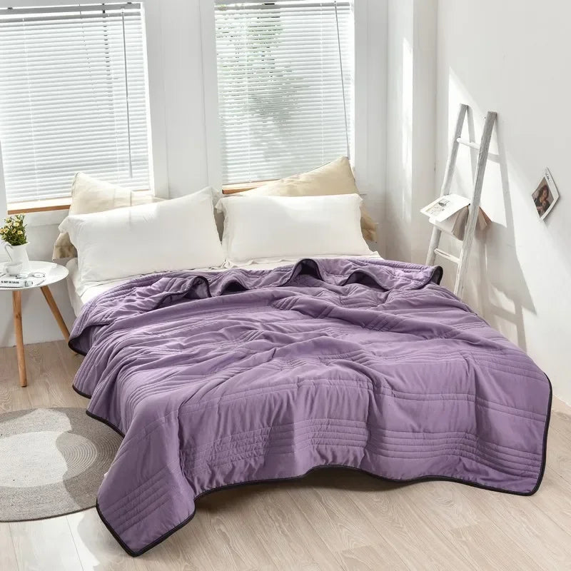 Zomerdeken met Koeleffect Lichtgewicht Ademend Dekbed voor Warme Nachten Comfortabel Slapen 150×200 tot 220×240 cm | Sulvida