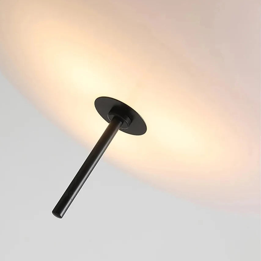 Hanglamp Schotelvorm Noordse Stijl Zwart Wit Geperforeerd Metaal Acryl Verstelbaar Modern Design Eetkamer | Sulvida