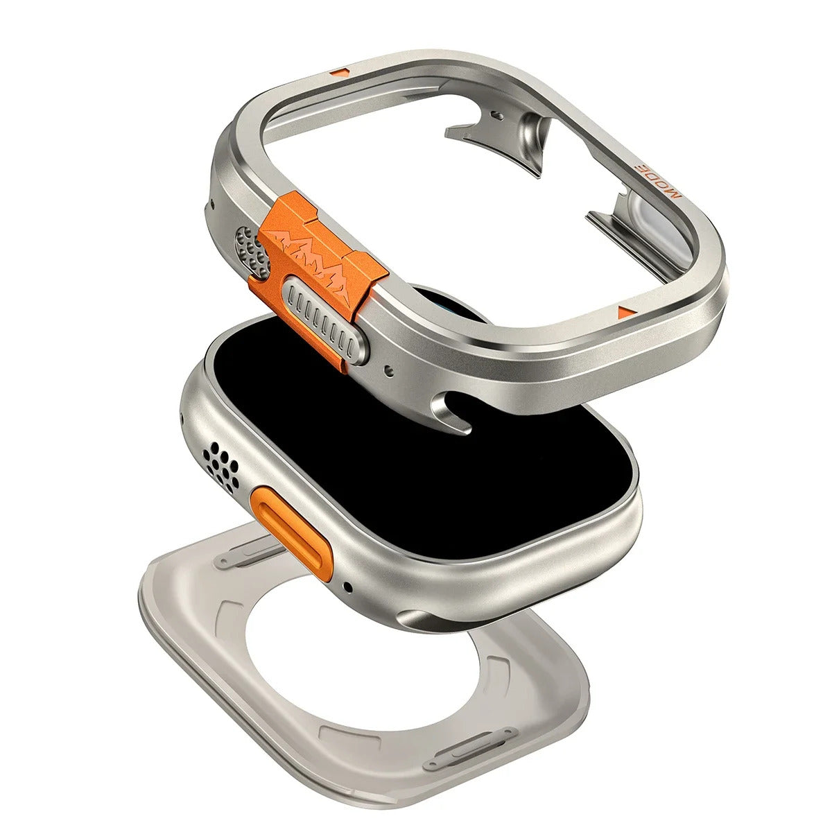 Coque de protection au design en titane pour Apple Watch Series 11 10 Ultra 4 3 2 1, protection 46mm 49mm | Sulvida