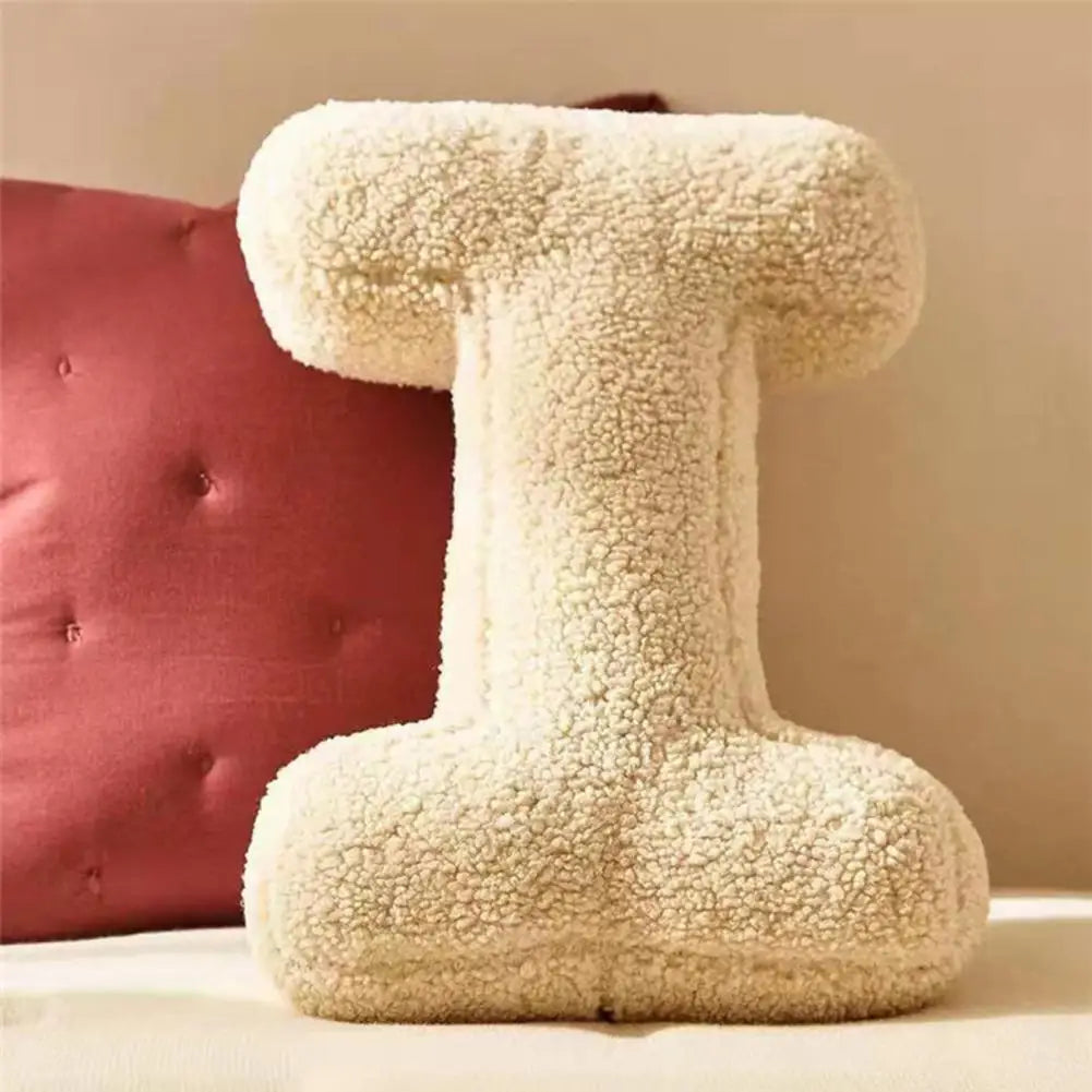 Letter Sierkussen met Fluweel Zachte Stof voor Bank & Bed Persoonlijke Decoratie Cadeau Woonkamer Slaapkamer | Sulvida